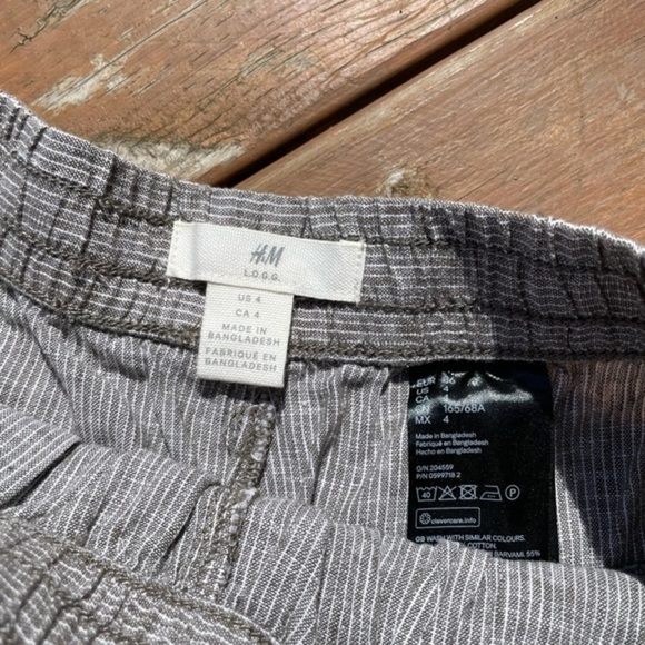 H&M Linen Blend Highrise Shorts - Picture 7 of 10